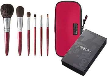 Amazon | 熊野筆 竹宝堂 正規品 レギュラーシリーズ 赤軸6点セット(RR